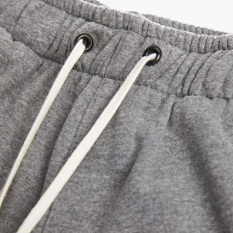 loop terry standard sweatshort / heather grey
