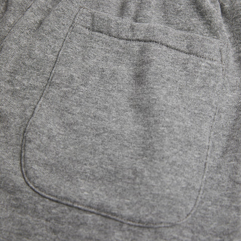 loop terry standard sweatshort / heather grey