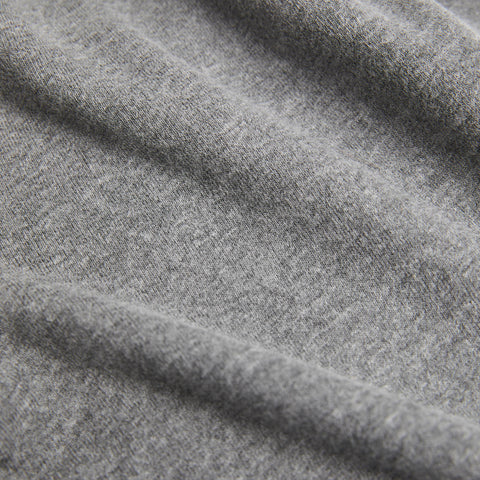 loop terry standard sweatshort / heather grey