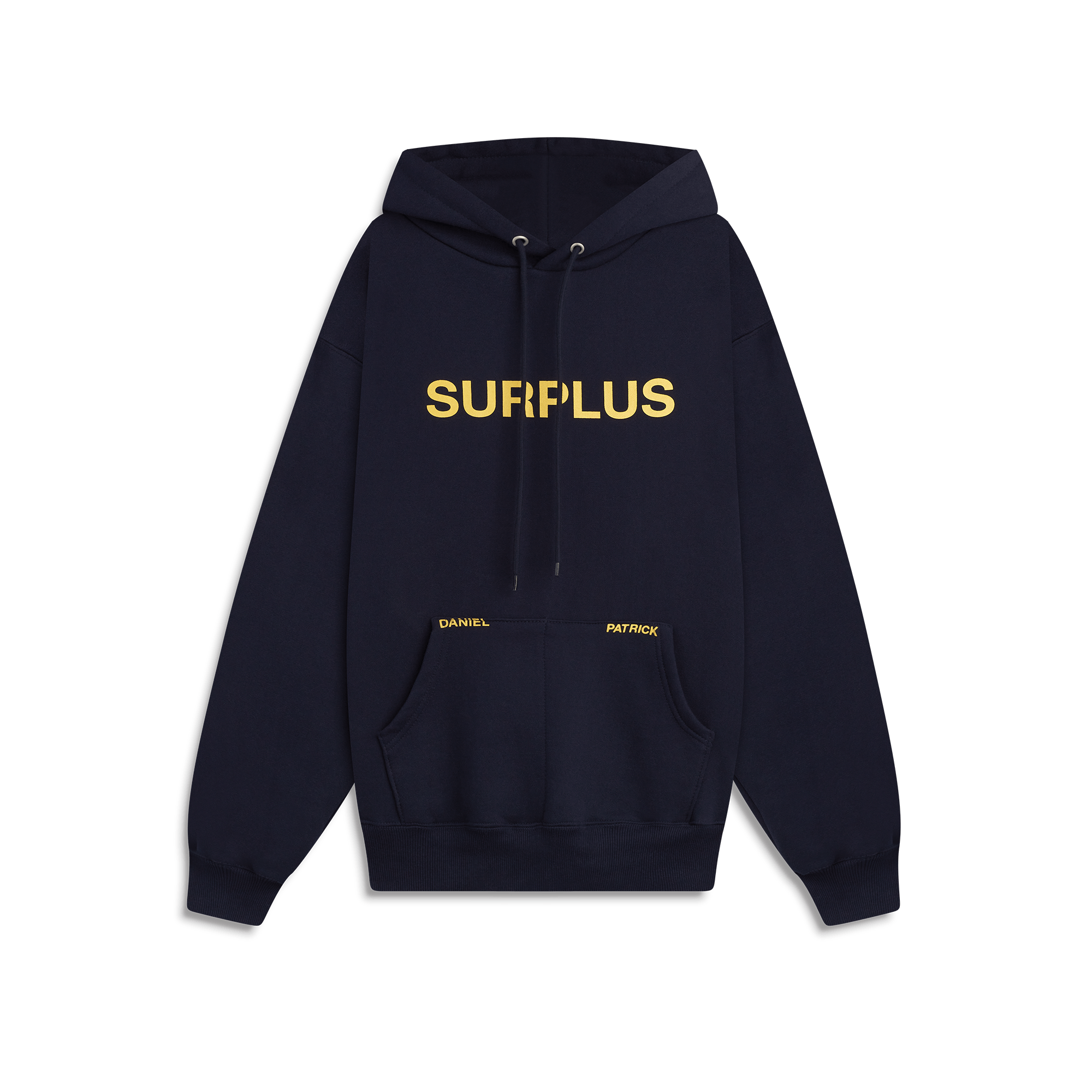 Surplus Logo Hoodie in Navy + Yellow