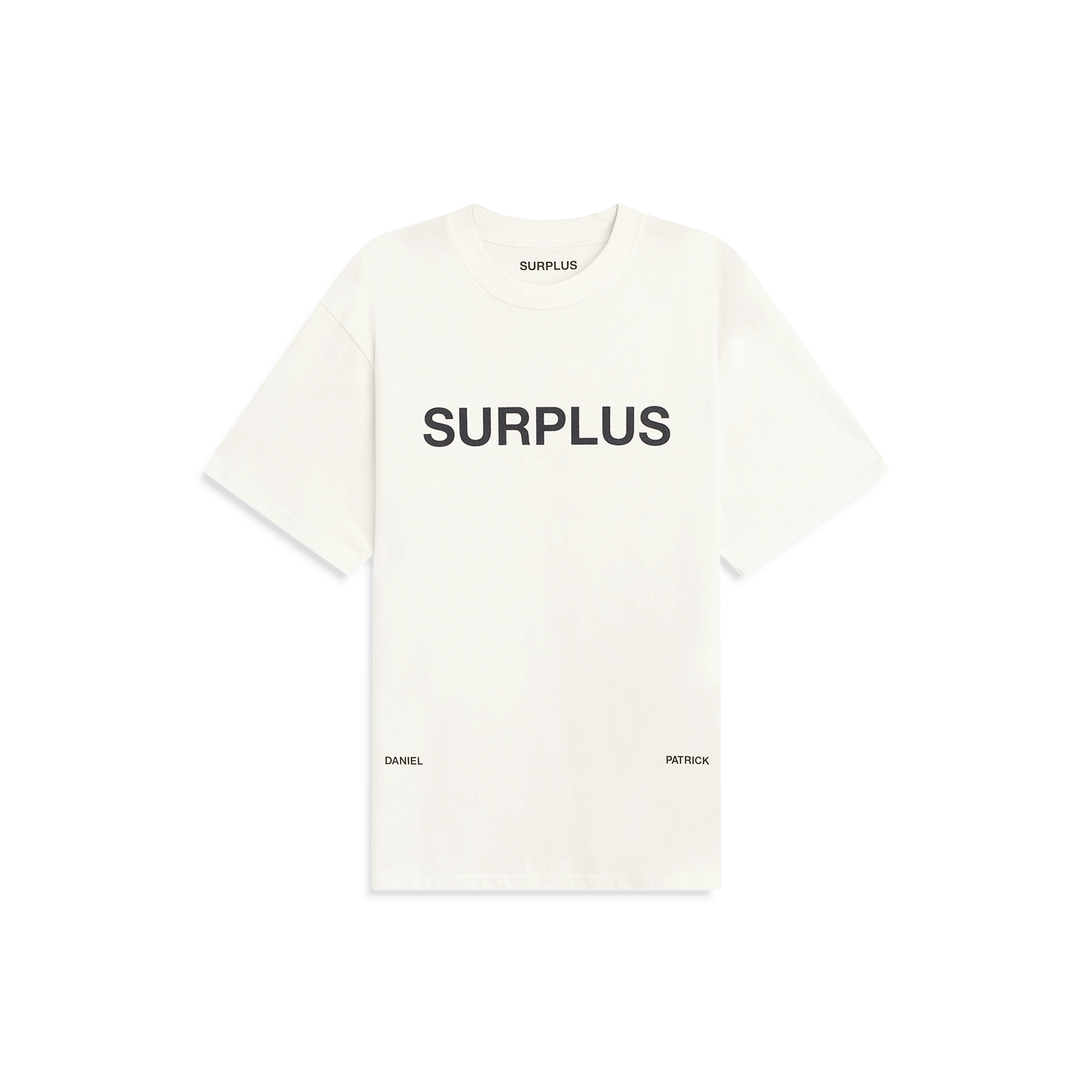 Surplus Logo Tee in Natural/Black