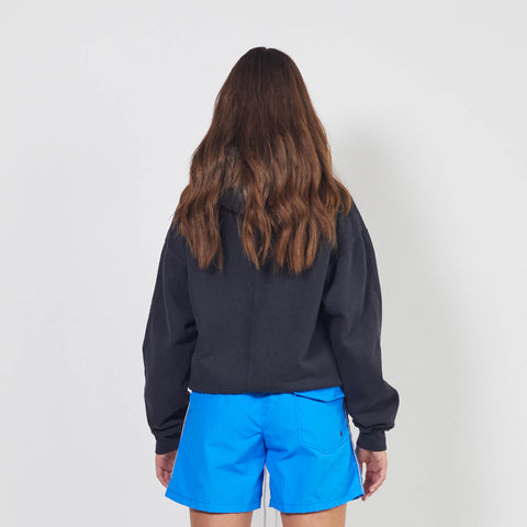 Surplus Hoodie in Washed Black