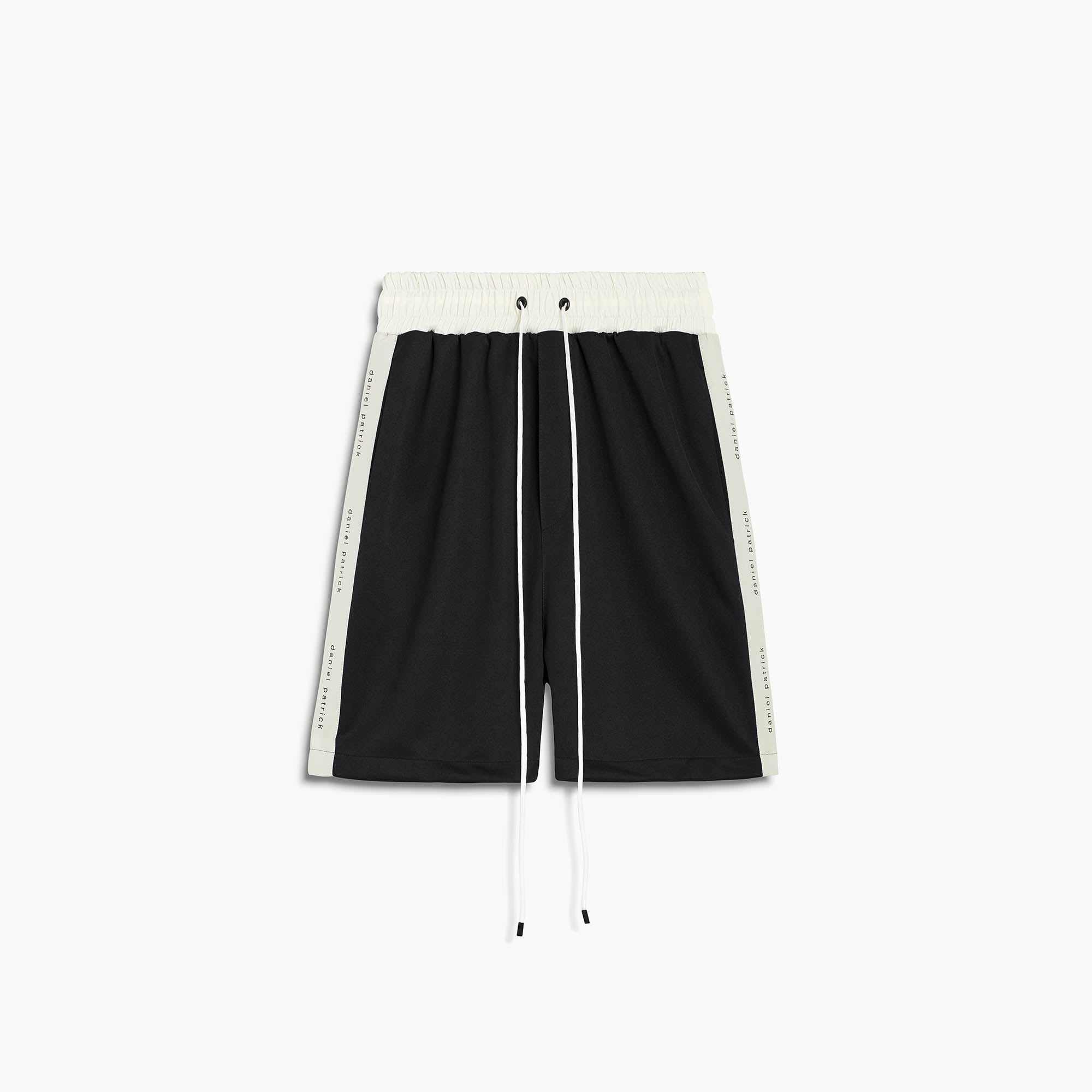 Classic Gym Short in Black/Ivory