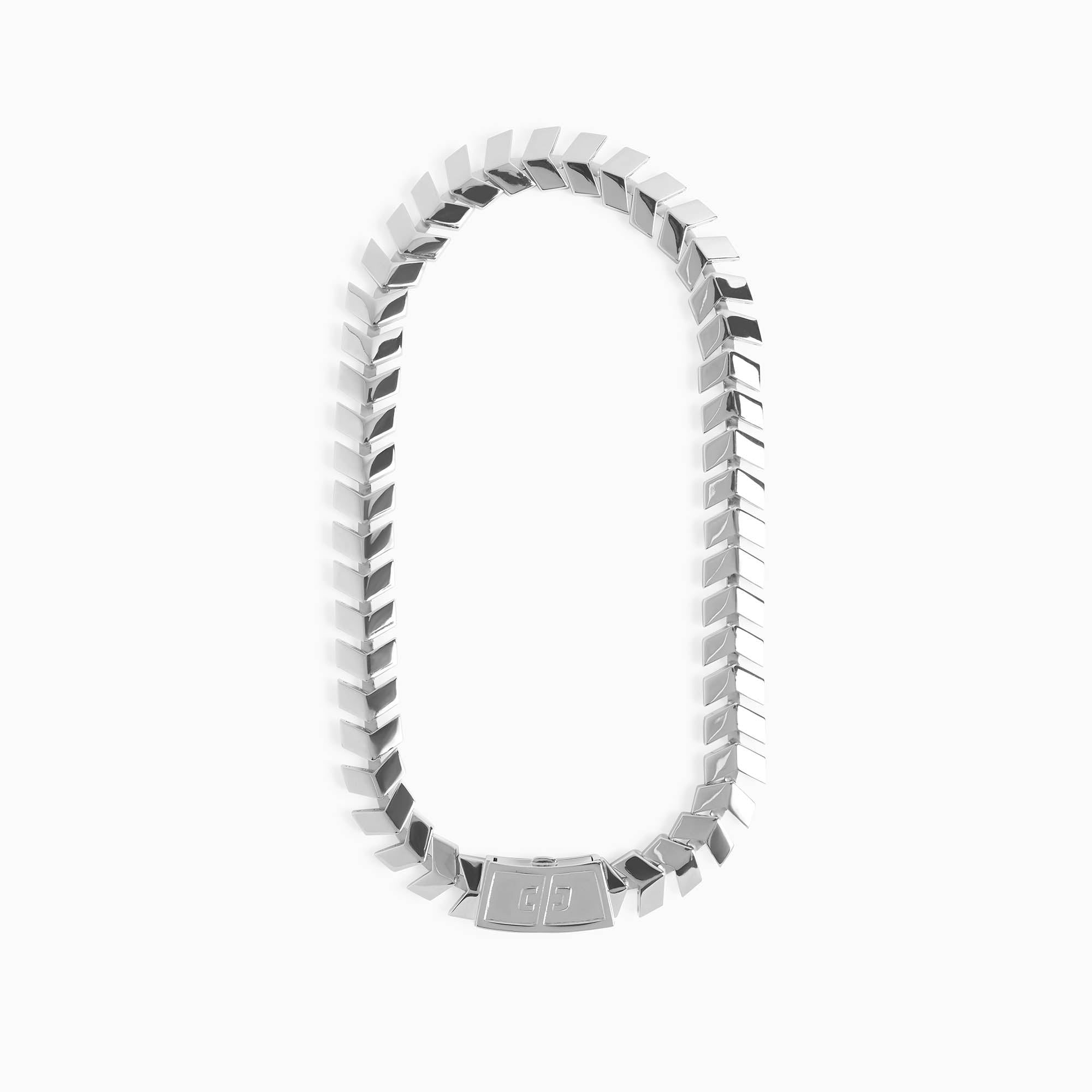 Louis Vuitton Necklace Metal Silver x Black Men's Jewelry
