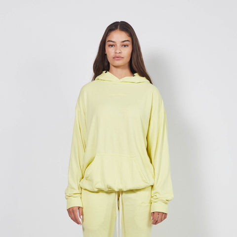 loop terry standard hoodie / canary yellow
