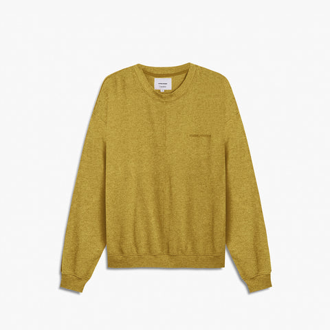 loop terry standard sweatshirt / mustard yellow