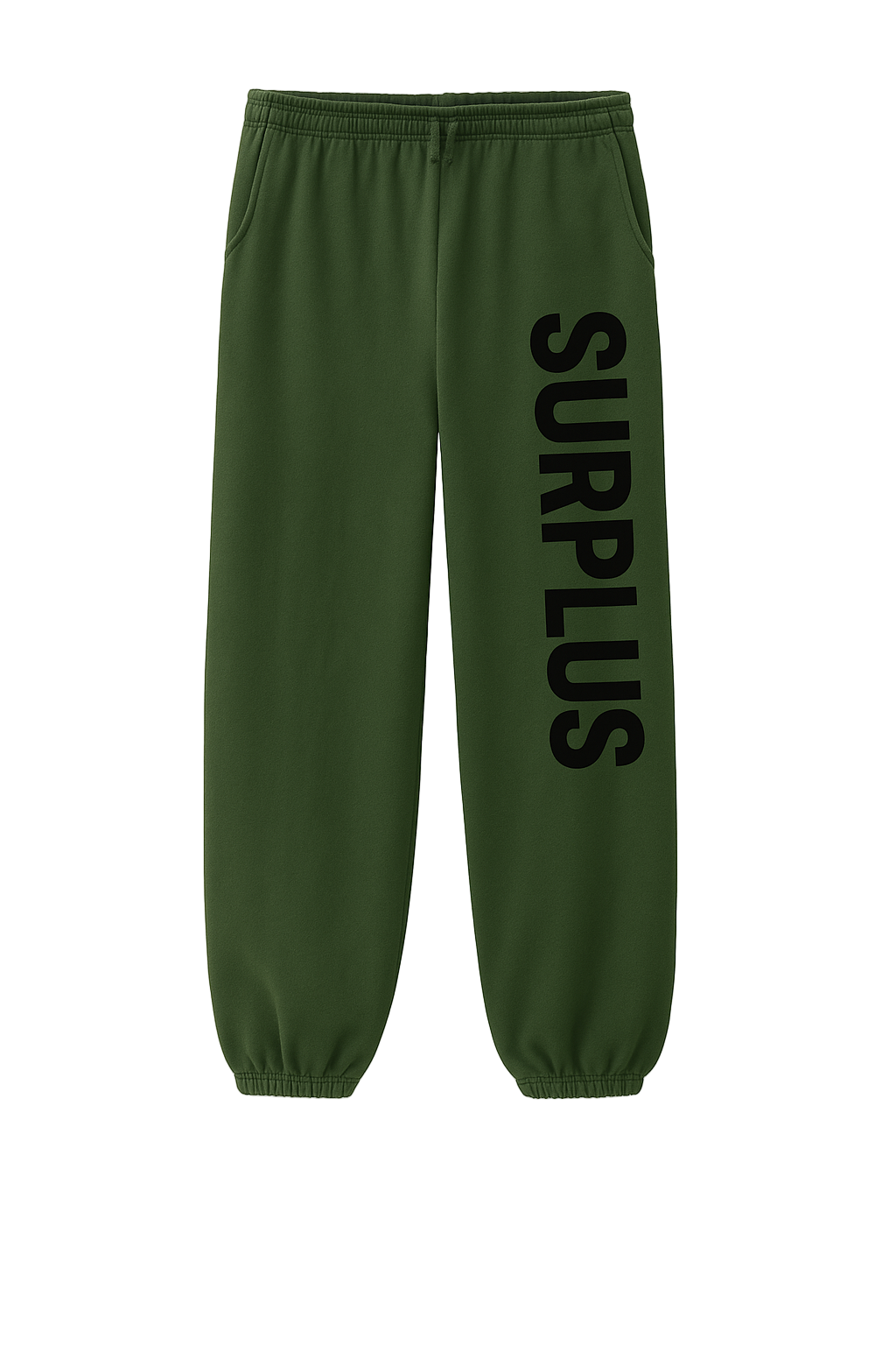 surplus logo sweatpant / green + black