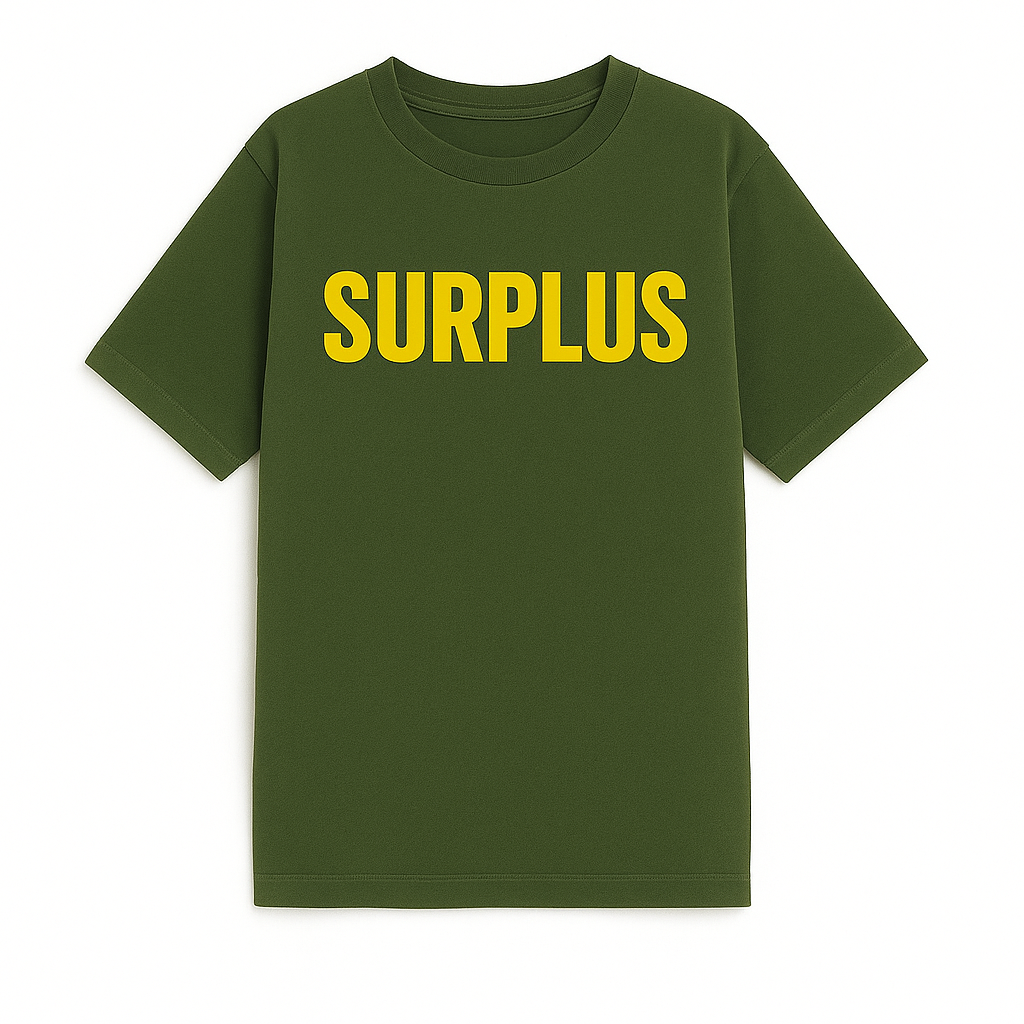 Surplus Logo Tee 2.0 / Ivy Green/Yellow