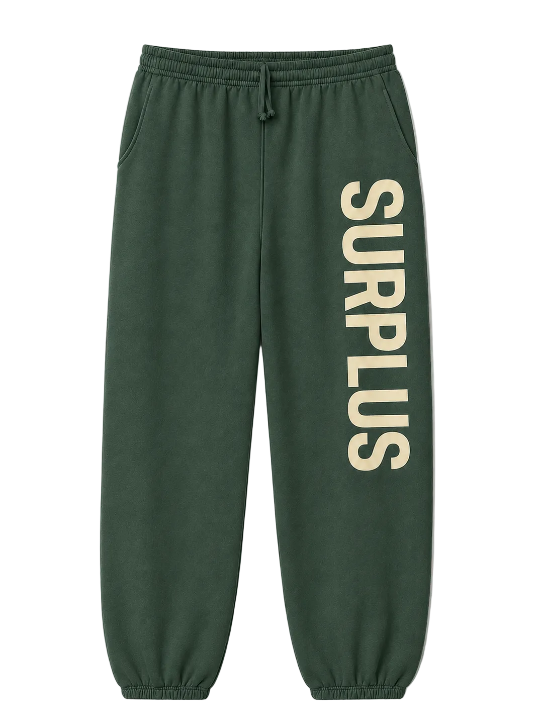 surplus logo sweatpant / ivy/cream