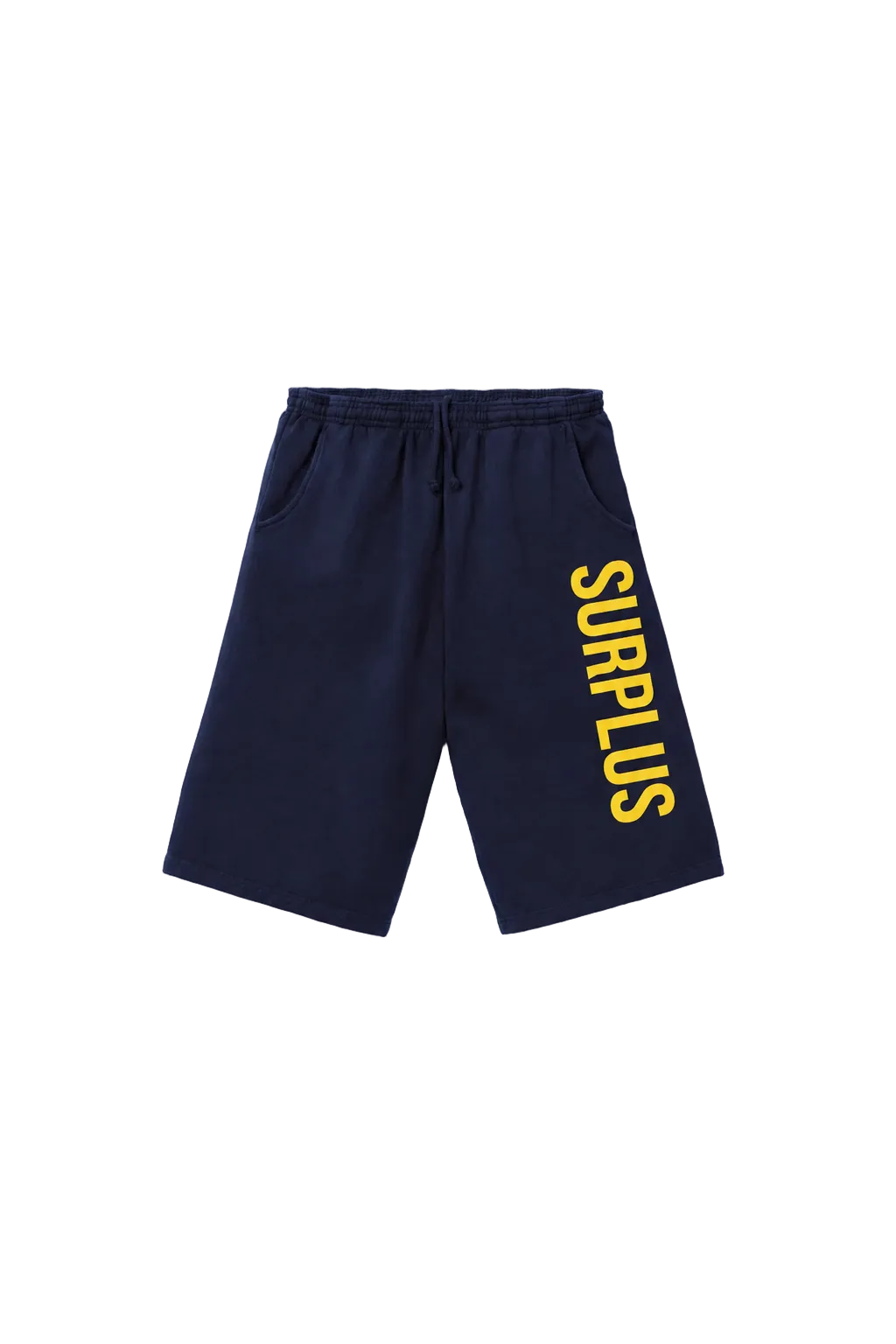 surplus wide leg short / Navy/Yellow