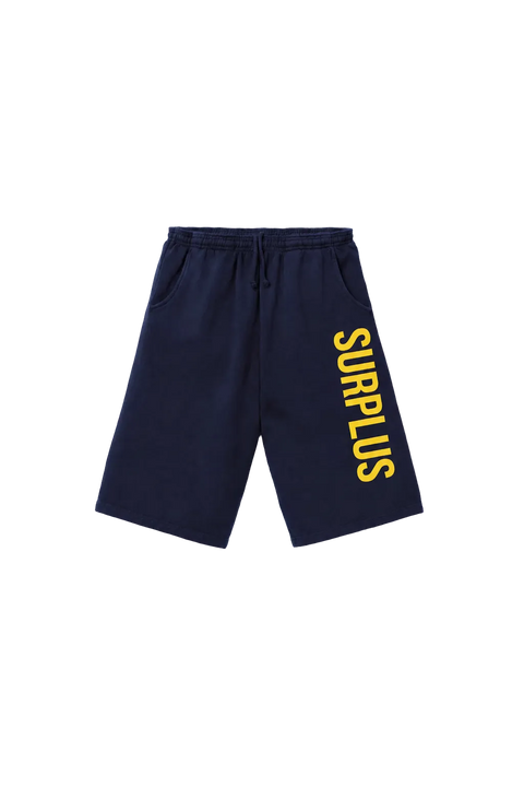 surplus wide leg short / Navy/Yellow