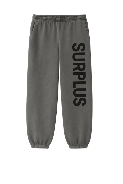 surplus logo sweatpant / grey/black