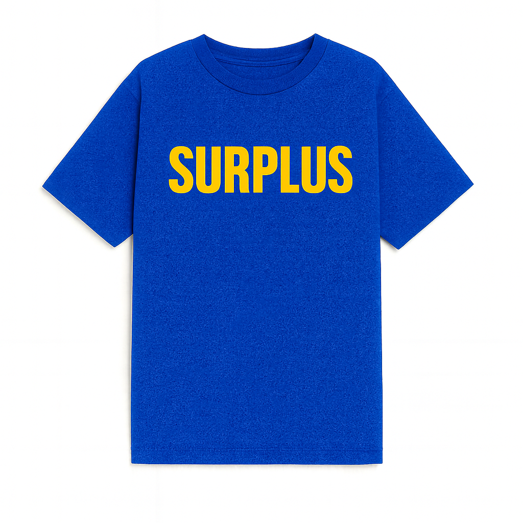 Surplus Logo Tee 2.0 / Royal Blue/Yellow