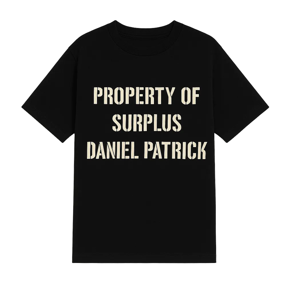 Property of Surplus / Black/Cream