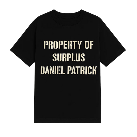Property of Surplus / Black/Cream