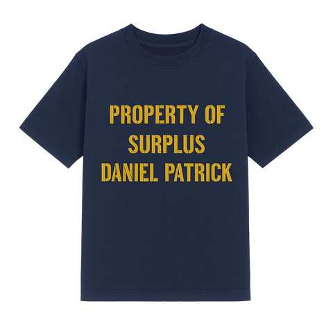 Property of Surplus / Navy/Yellow
