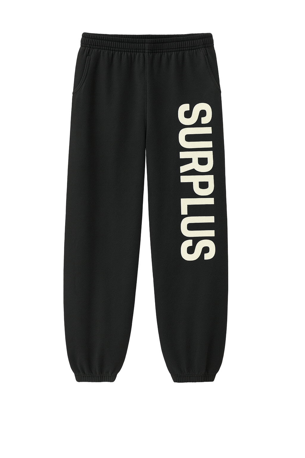 surplus logo sweatpant / black/white