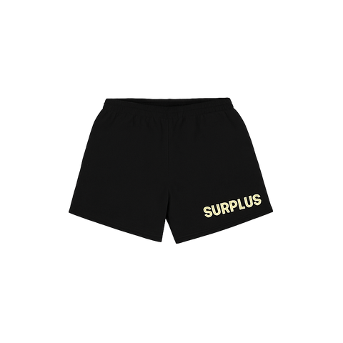 surplus military trunk/ black/cream