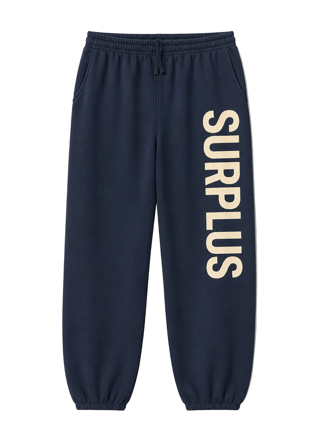 surplus logo sweatpant / faded navy/cream
