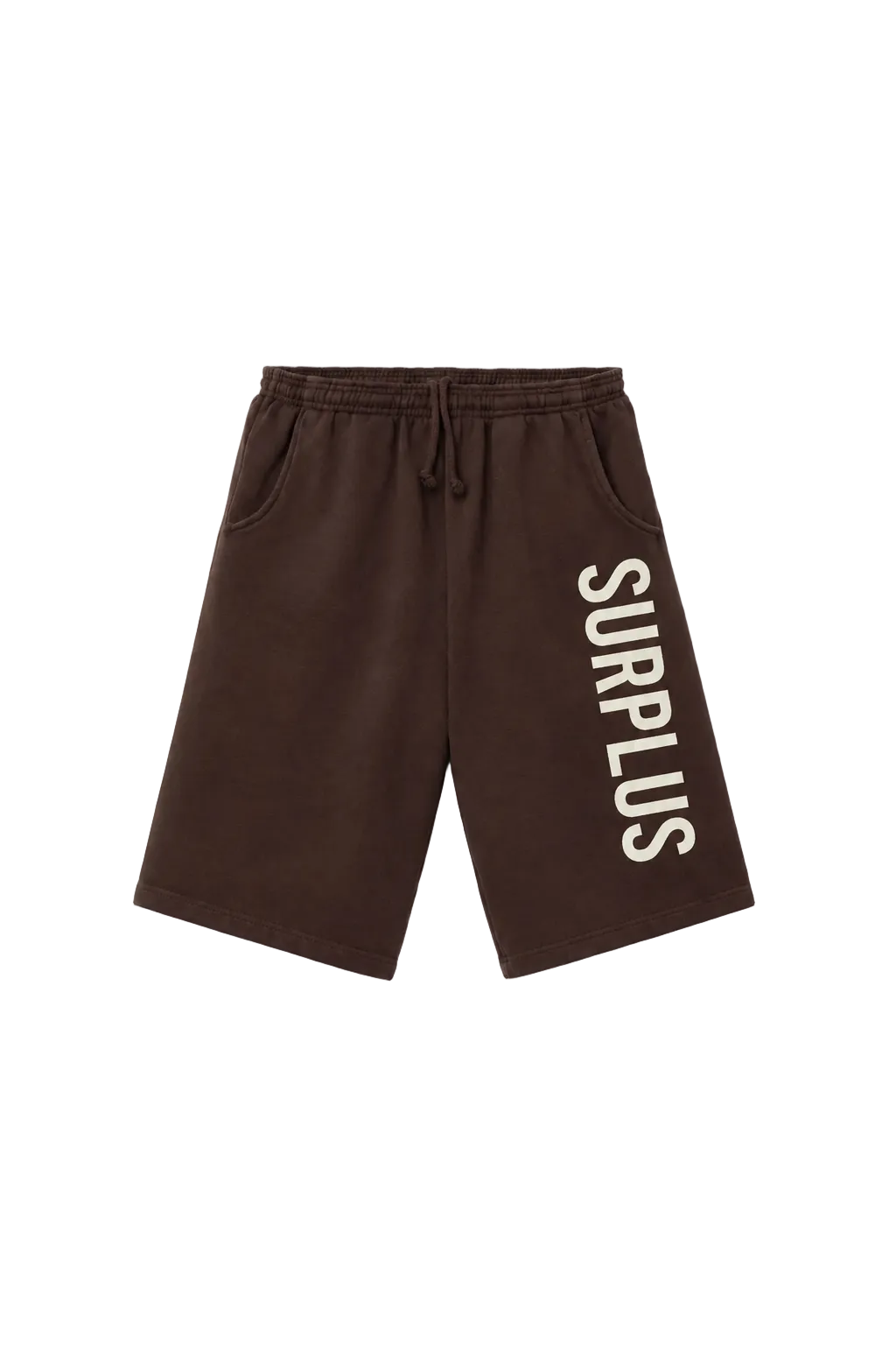 surplus wide leg short / Brown/Cream