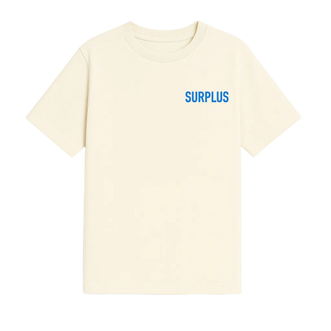 Surplus Military Logo Tee / Cream/Blue