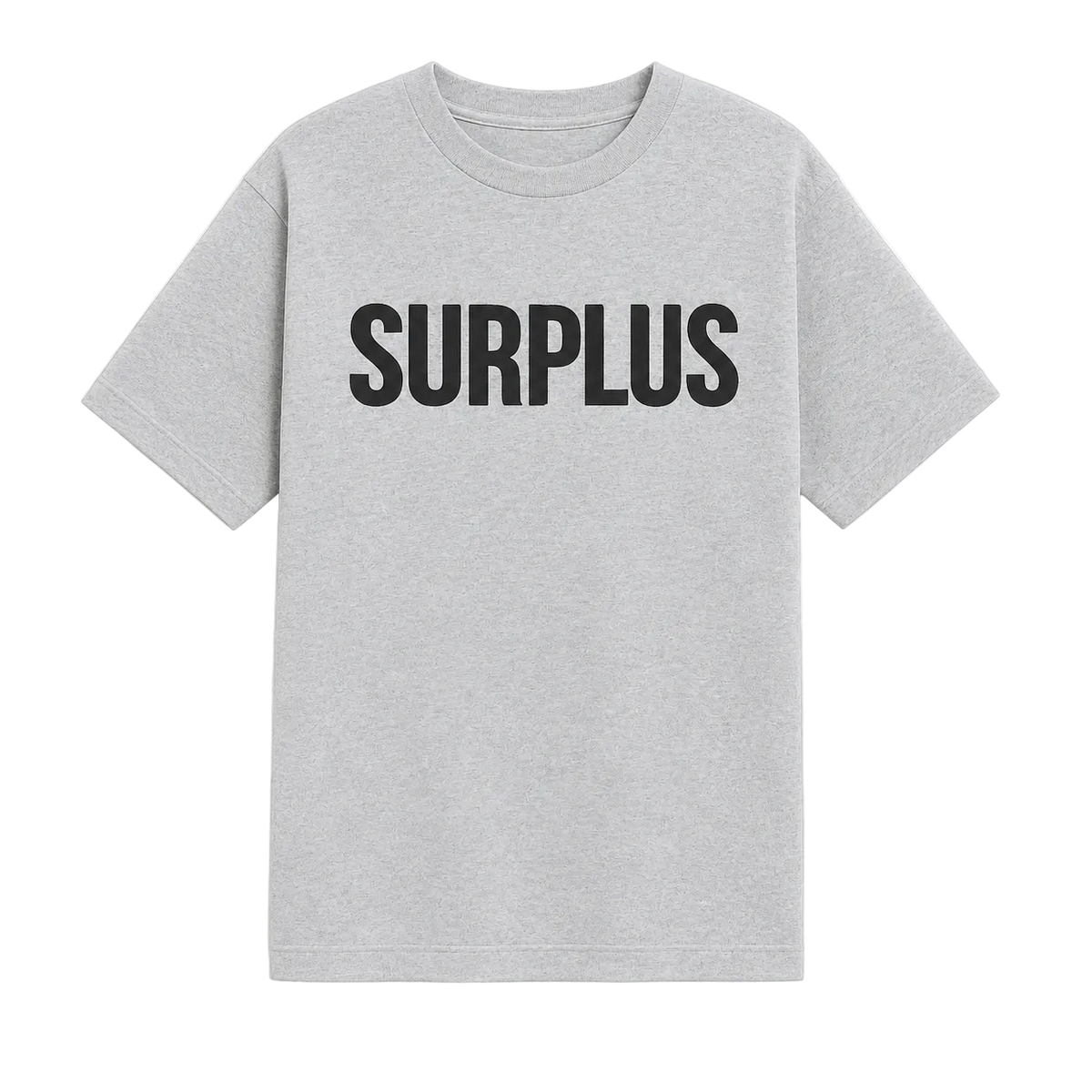 Surplus Logo Tee / Ash/Black
