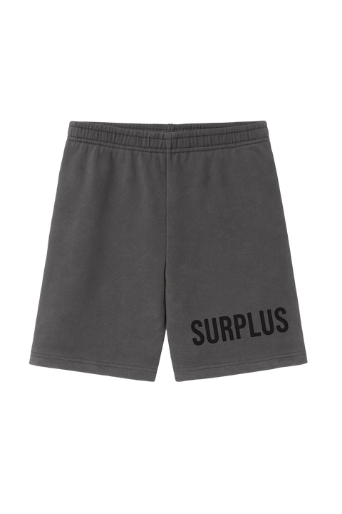 surplus military sweatshort / vintage black/black