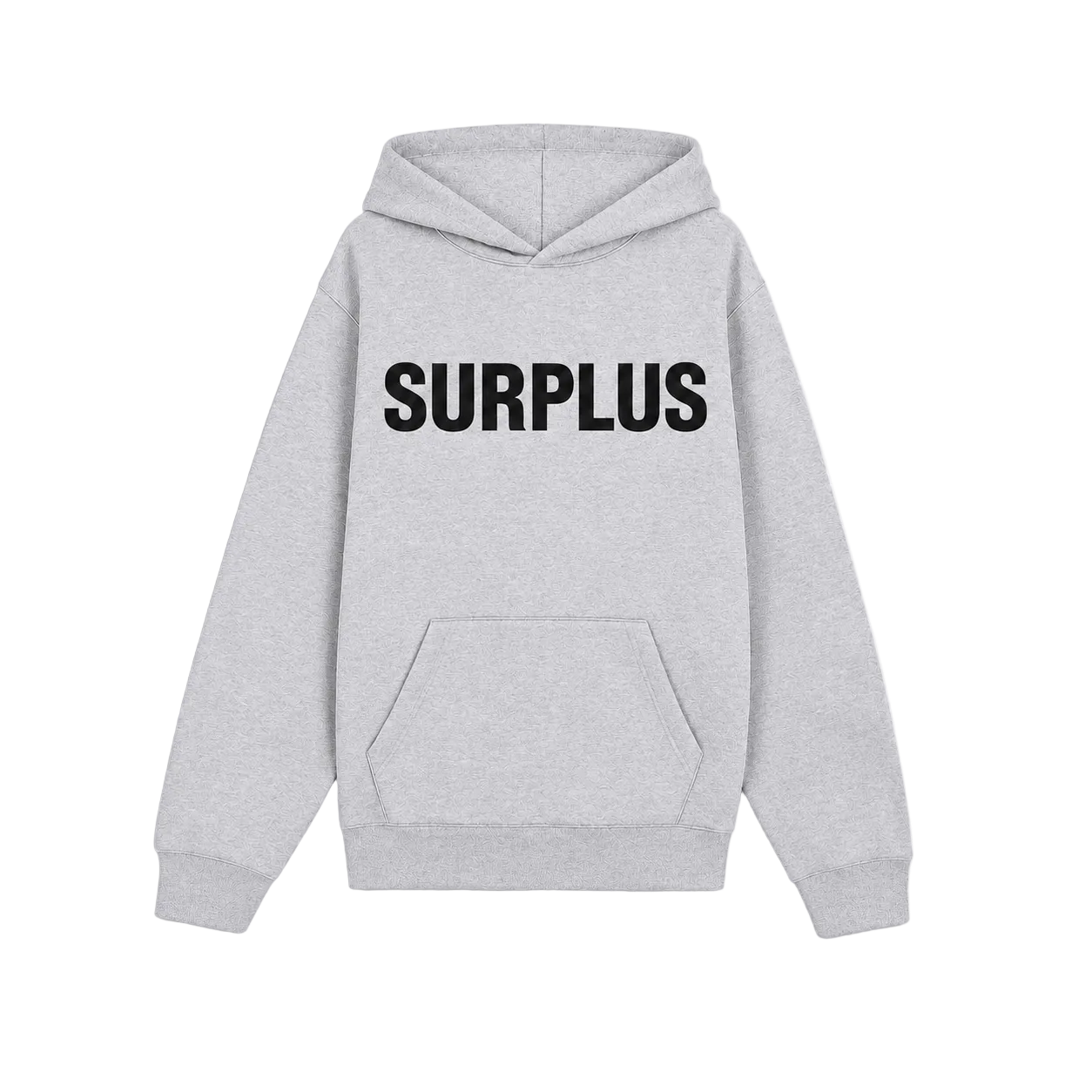 surplus logo hoodie / Ash Heather Grey/Black