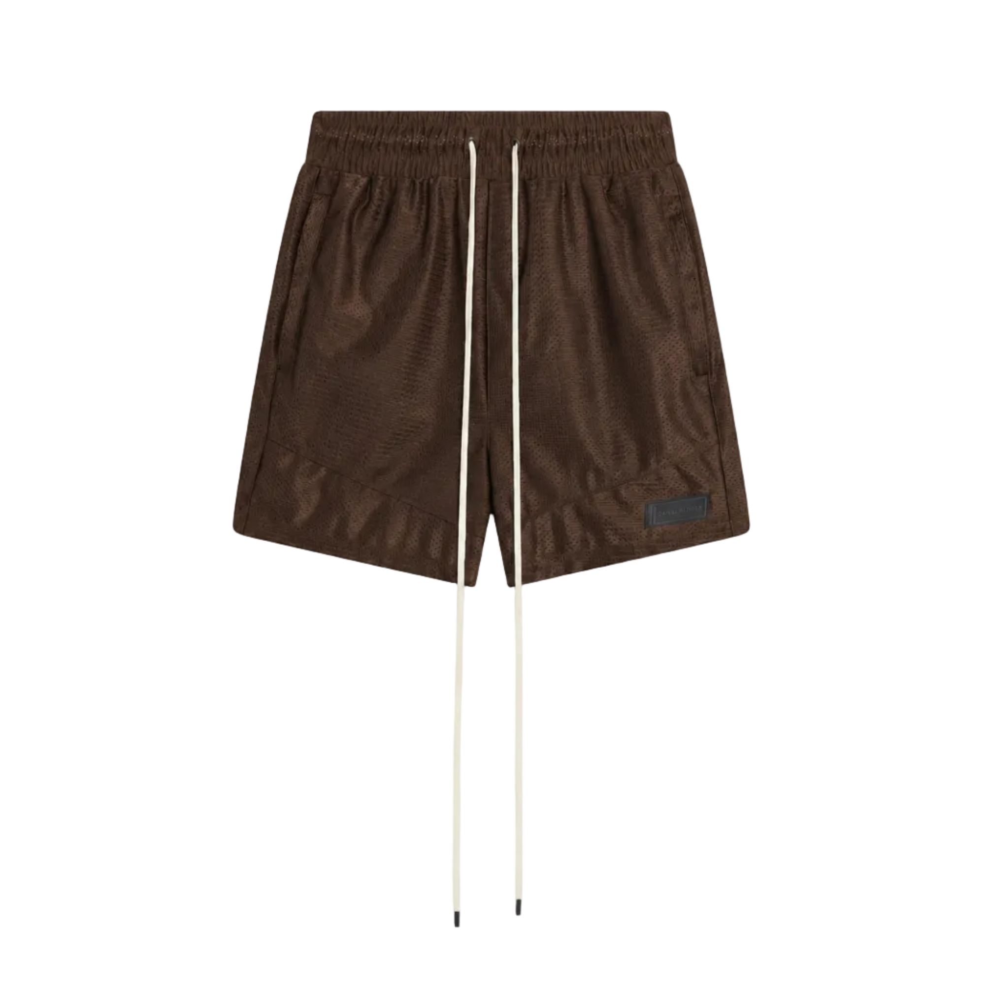 icon mesh gym short / brown