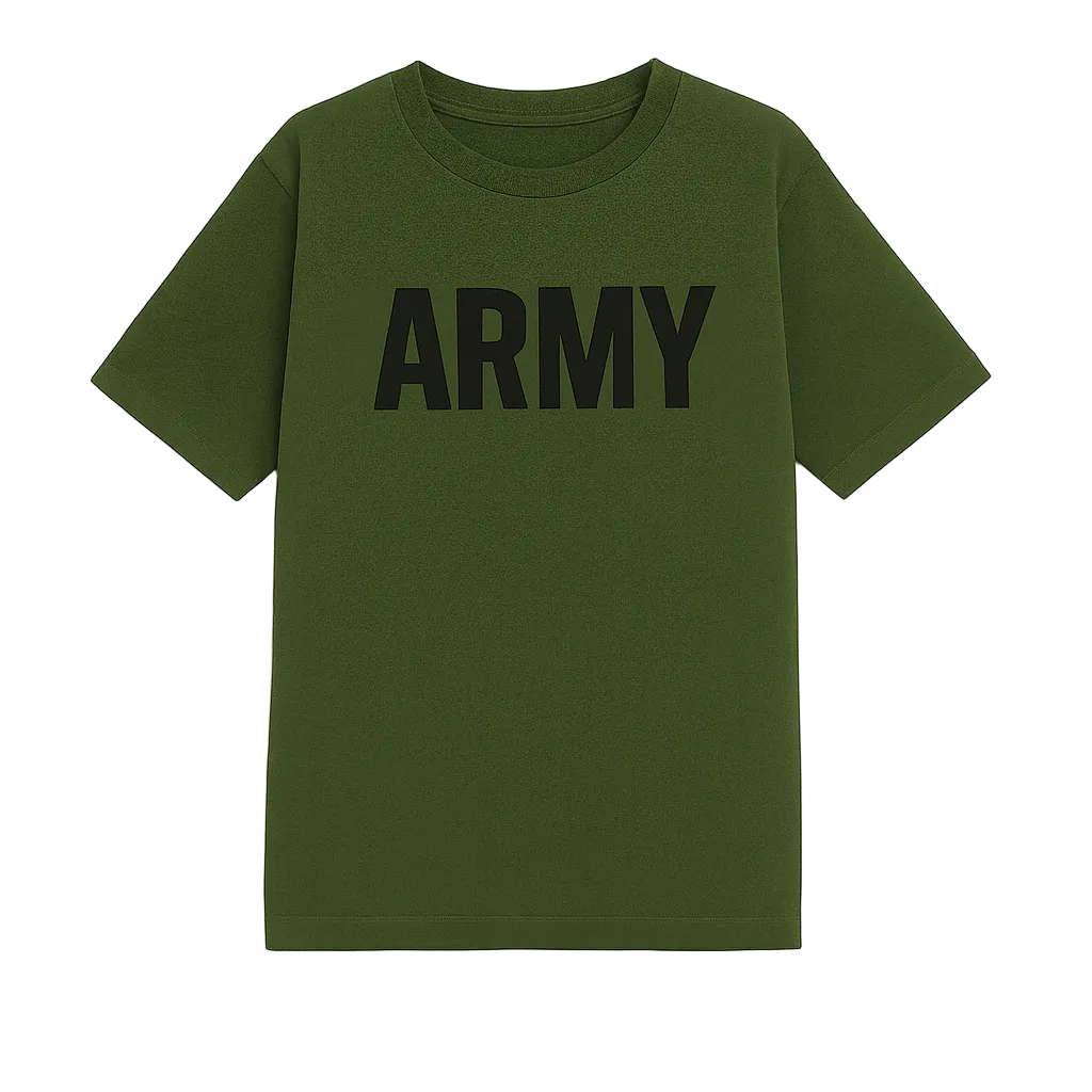 Army Surplus Tee / Army/Black