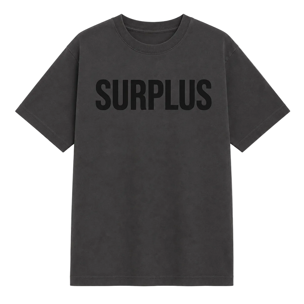 Surplus Logo Tee / Vintage Black/Black