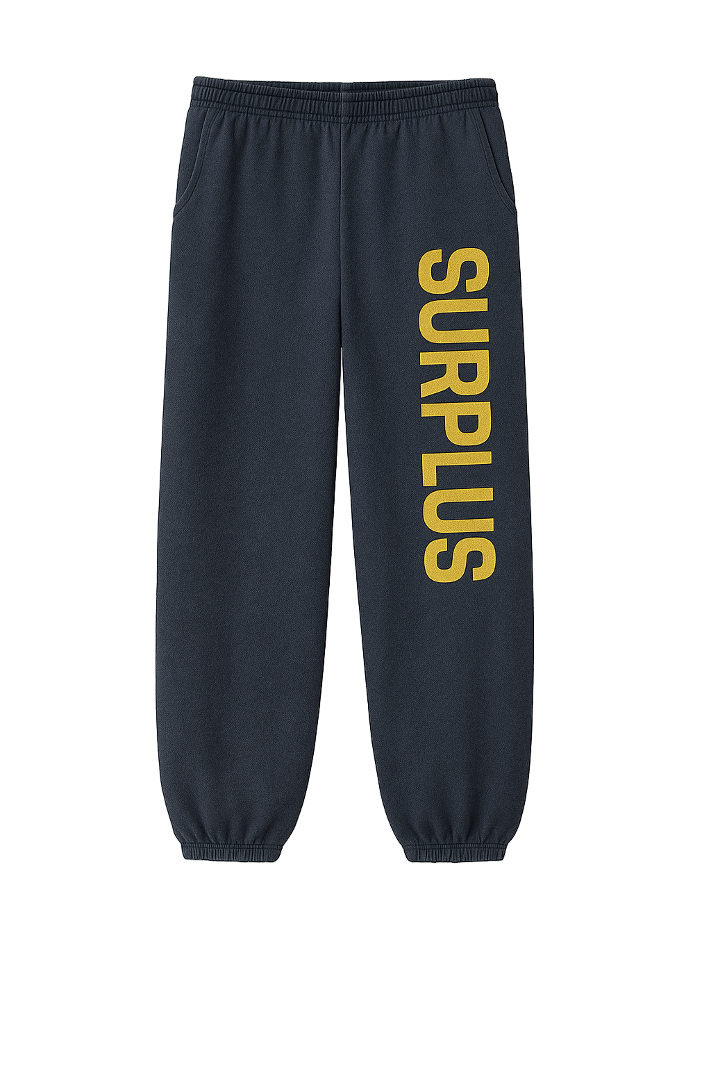 surplus logo sweatpant / navy/yellow