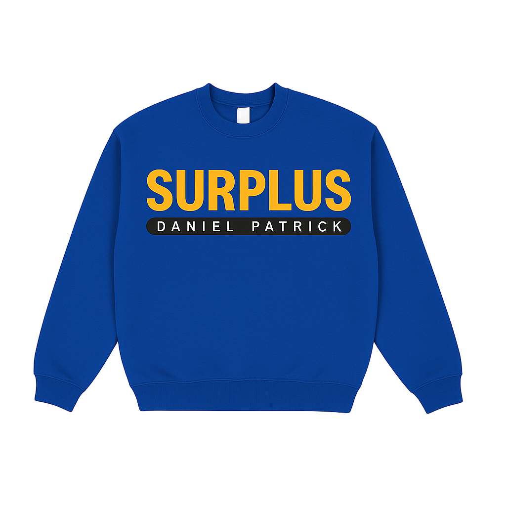 surplus 97 crewneck / royal blue/yellow