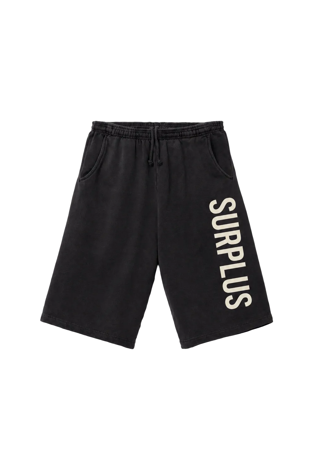 surplus wide leg short / washed black/cream