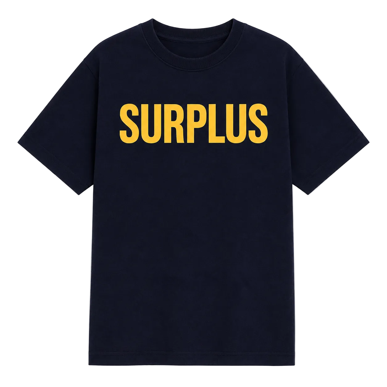 Surplus Logo Tee / Navy/Yellow