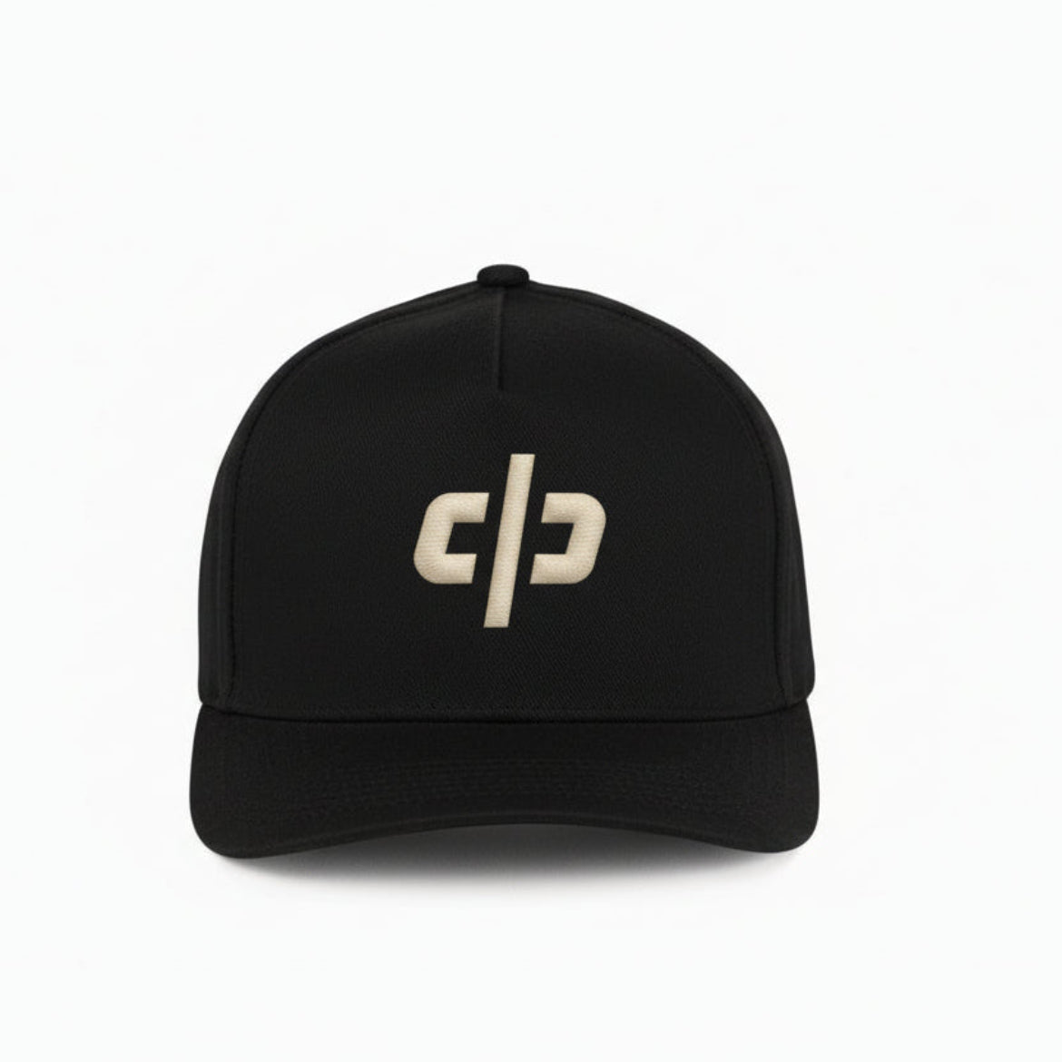 DP icon 5 panel cap / black/white