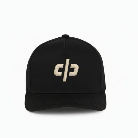 DP icon 5 panel cap / black/white