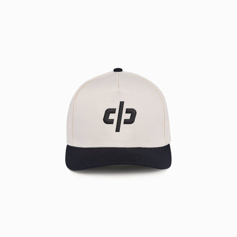 DP icon 5 panel cap / cream/black