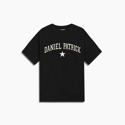 DP varsity star tee / black