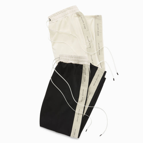 Bootcut Track Pant in Black/Ivory