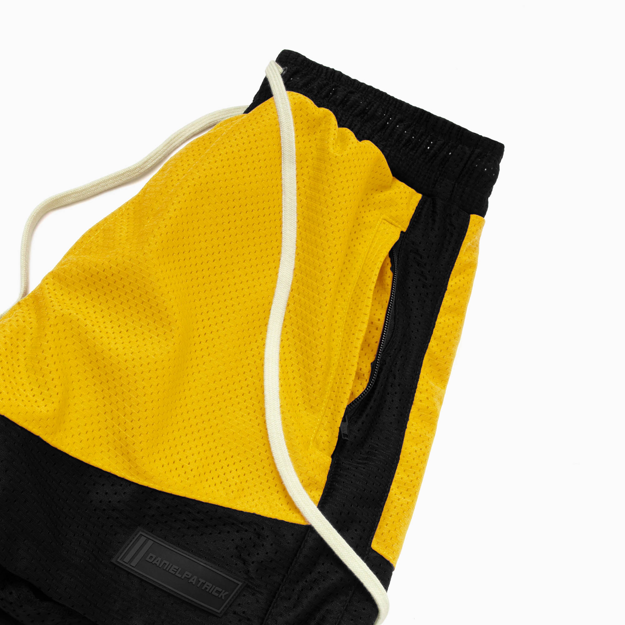 Icon Mesh Gym Short in Yellow/Black