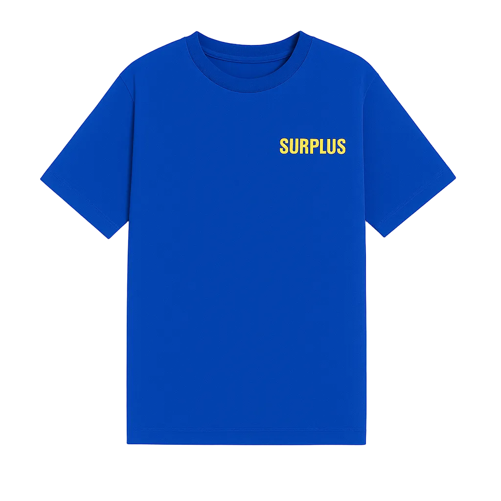Surplus Military Logo Tee / Blue/Yellow