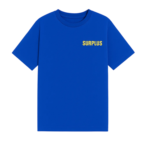 Surplus Military Logo Tee / Blue/Yellow