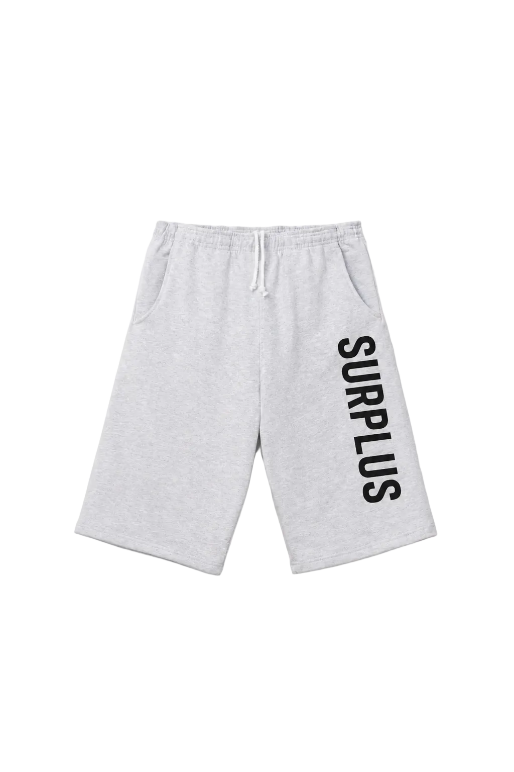 surplus wide leg short / ash heather grey/black