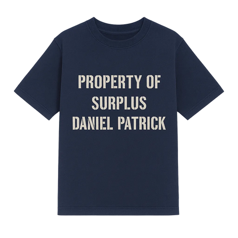 Property of Surplus / Navy/Cream