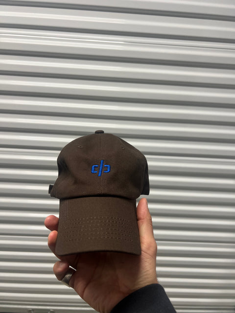 DP icon dad cap - brown/cobalt