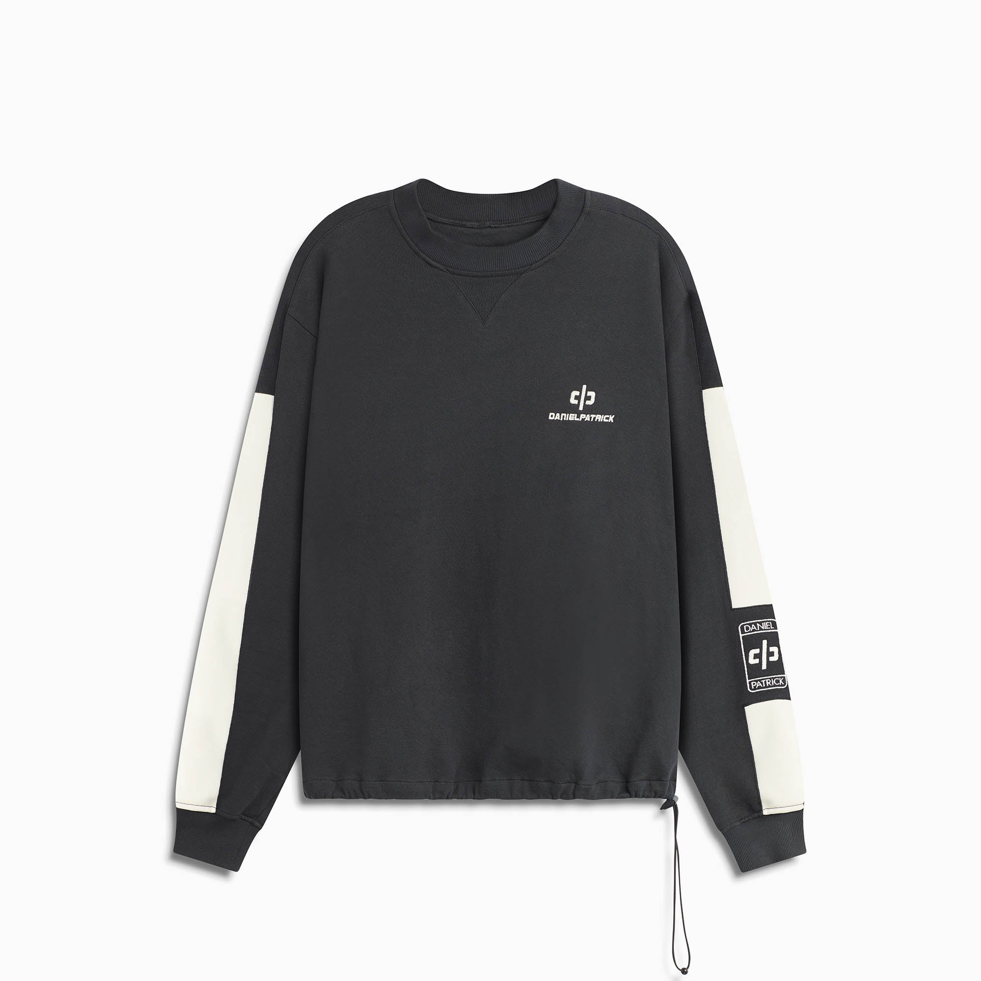 Beverly Hills Crewneck in Black/Ivory