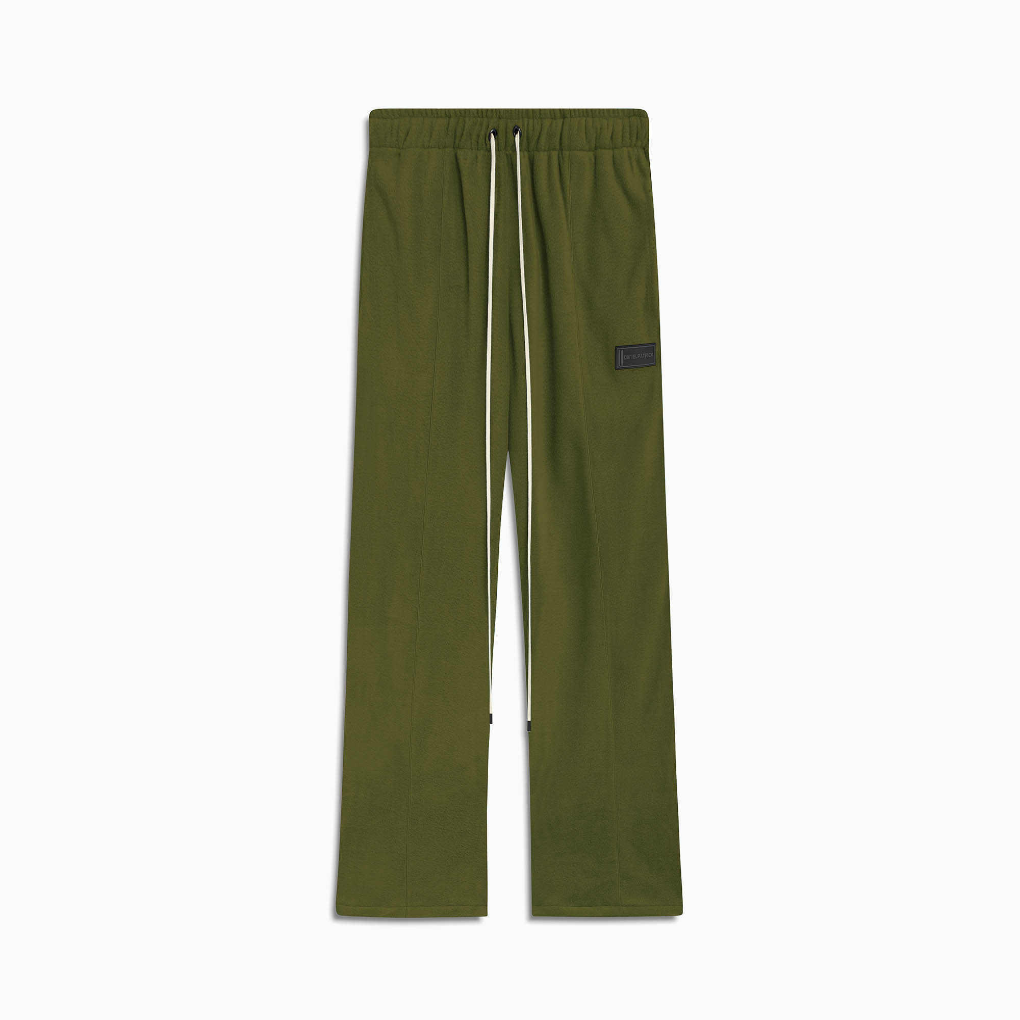 Bootcut Sweatpants in Olive Polar