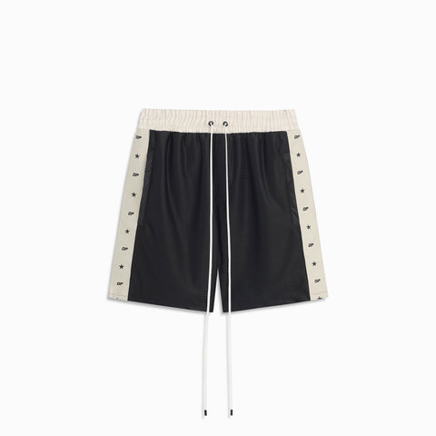 DP All-Star Mesh Gym Short in Black/Ivory