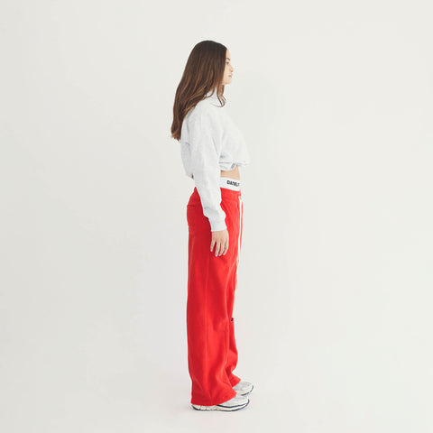 Bootcut Sweatpants in Red Polar